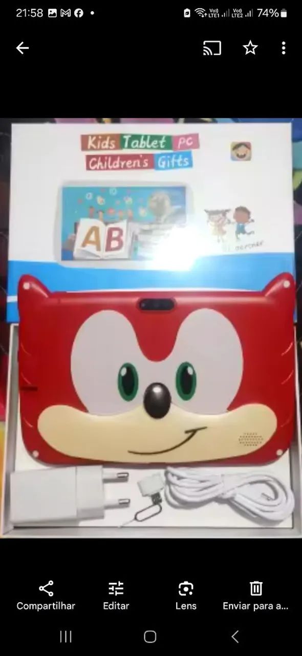 Tablet Infantil 7 polegadas 4GB/64GB - Google Play e YouTube - Foto 5