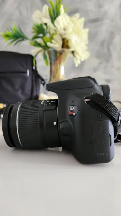 Canon T6 com lente 18-55mm Wifi - Foto 3