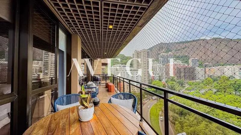Apartamento de 224m² com 3 quartos na Lagoa - Foto 4