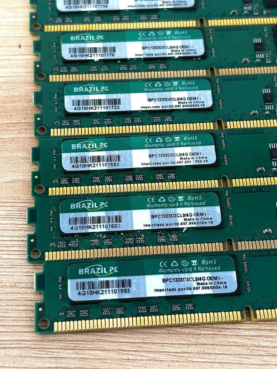Computer Memory DDR3 4GB BRAZIL PC 1333 64263937628674122