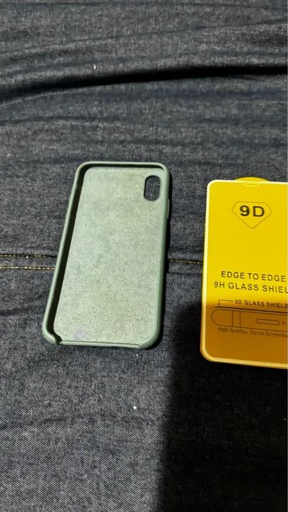 Capa Verde Militar para IPhone XR  - Foto 5