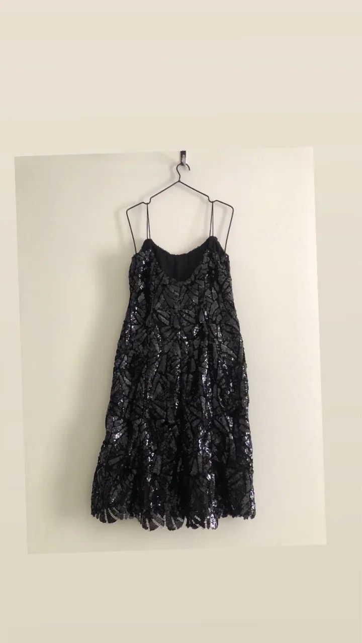 Vestido todo em paetê G da Amissima  - Foto 2