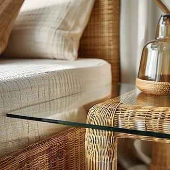 Tampo de mesa incolor 8 mm temperado 