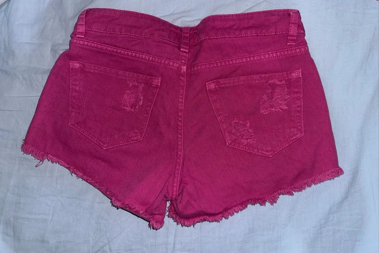 Short jeans rosa LE LIS BLANC - Foto 3