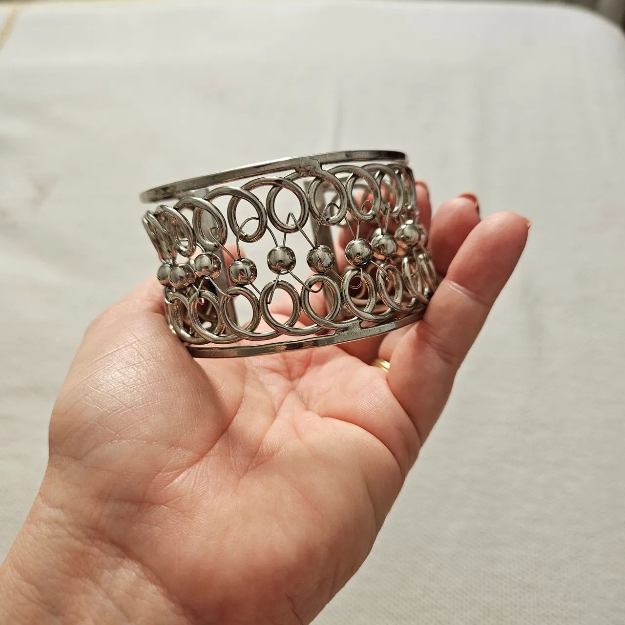 Bracelete prateado 