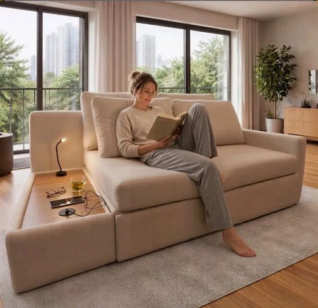 Sofá Cama Retrátil Viena 2,02 m