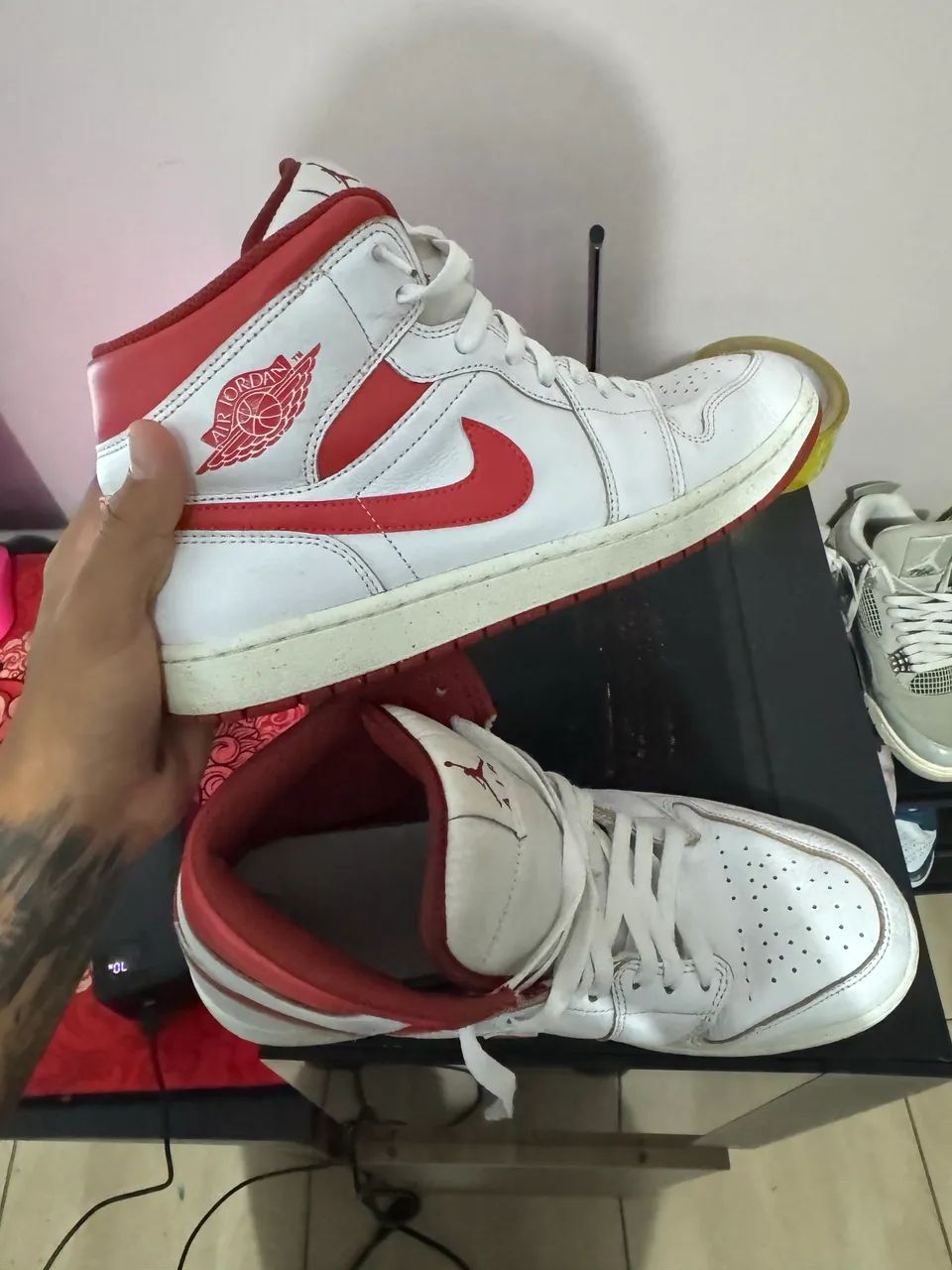 Air Jordan 1 White dune  - Foto 5