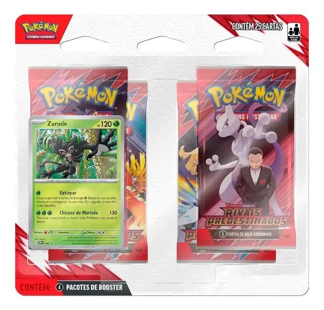 Case Lacrada Pokémon Blister Quadruplo Rivais Predestinado - Foto 2