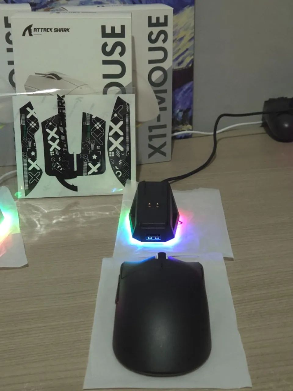 Mouse Gamer Attack Shark X11 Tri-Mode - Foto 5