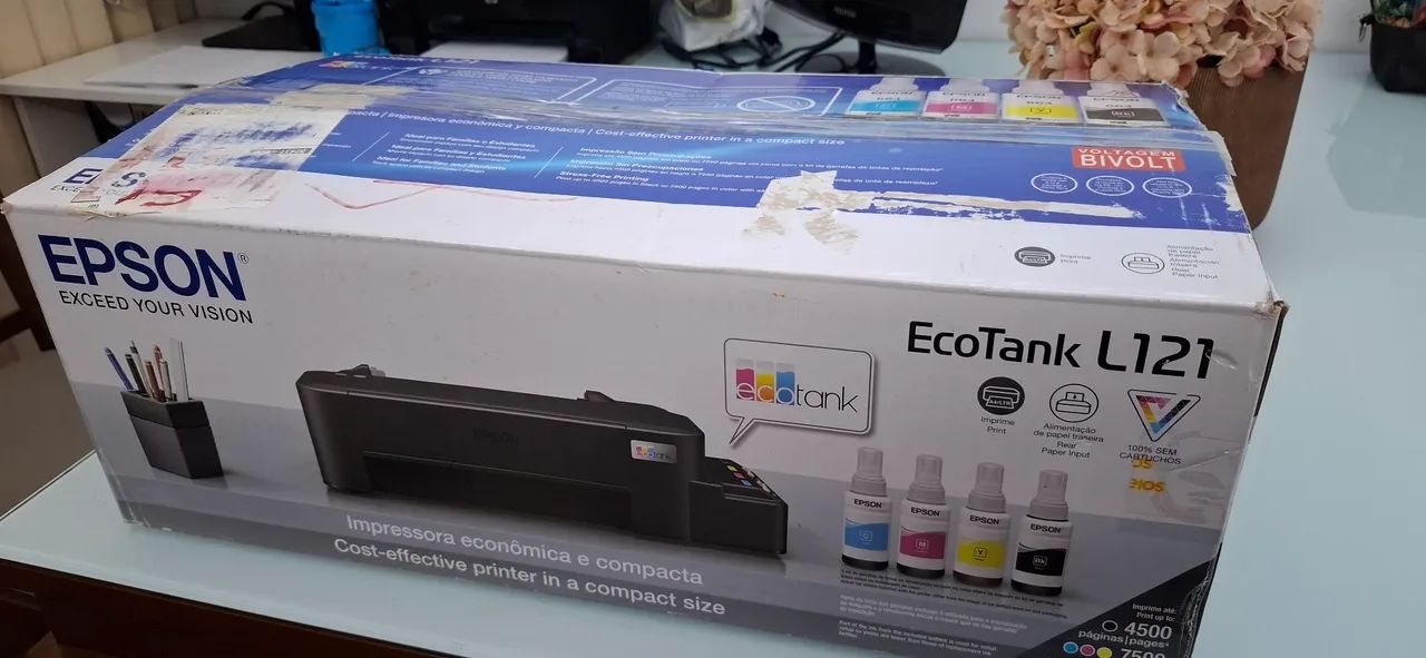 Impressora epson l121 semi nova
