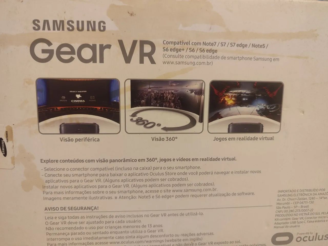 Óculos Gear VR Samsung  - Foto 2
