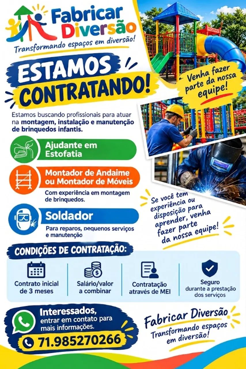 Fabricar Diversão Contrata 
