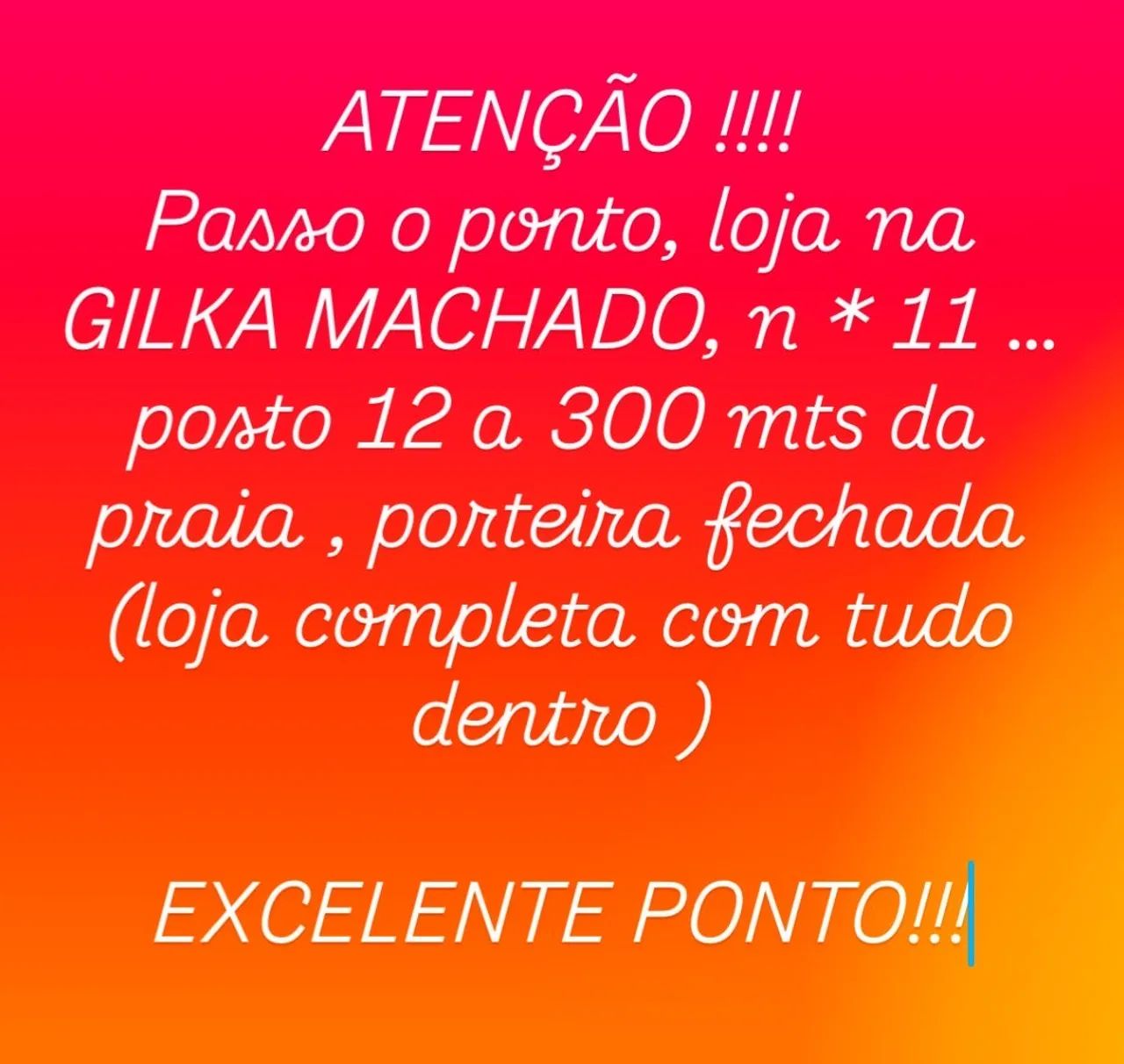 PASSO O PONTO NA GILKA MACHAOD 11 - Foto 2