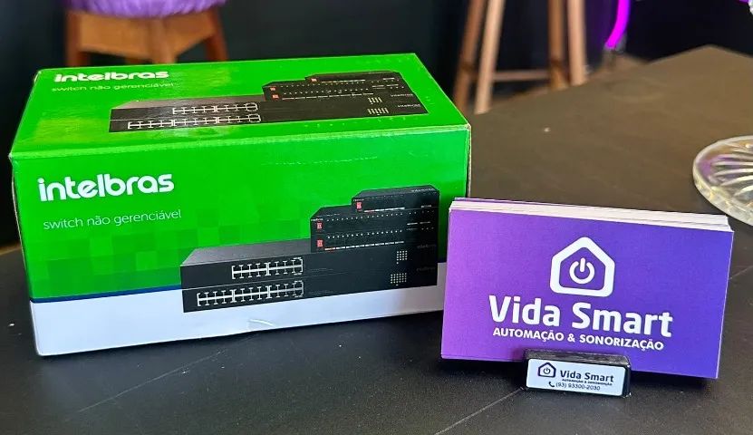 SWITCH 08 PORTAS INTELBRAS