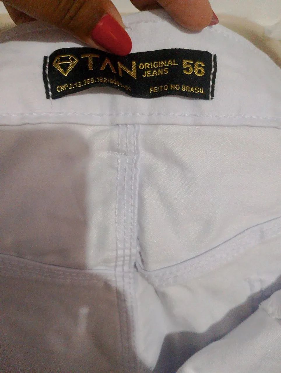  Vende calça jeans branca - Foto 4