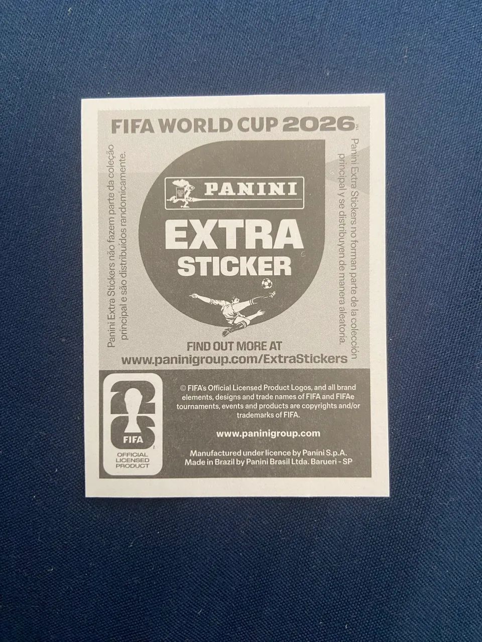Figurinha extra achraf hakimi bordô copa de 2026 - Foto 2