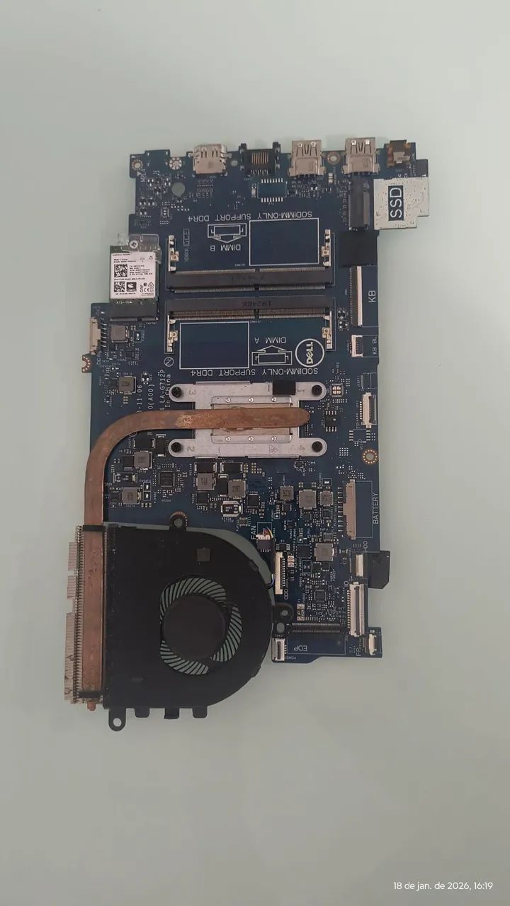 Placa mãe notebook Dell Inspiron 15 original 