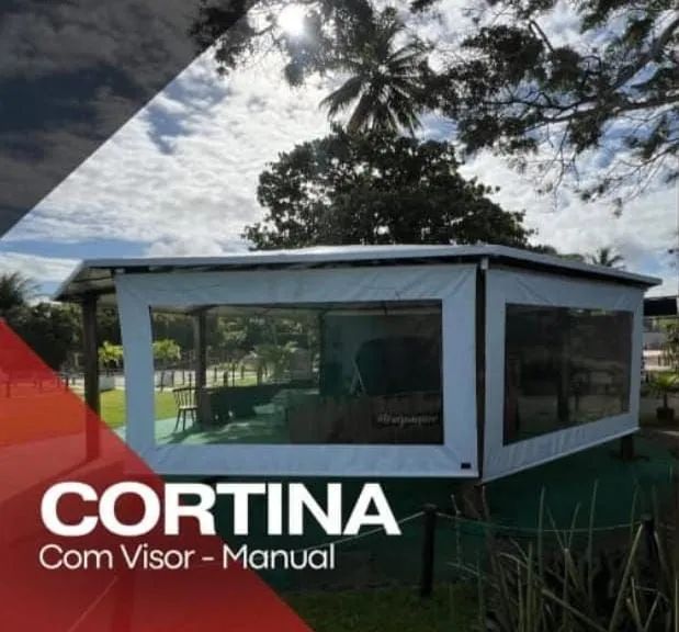 Toldo Cortina com visor