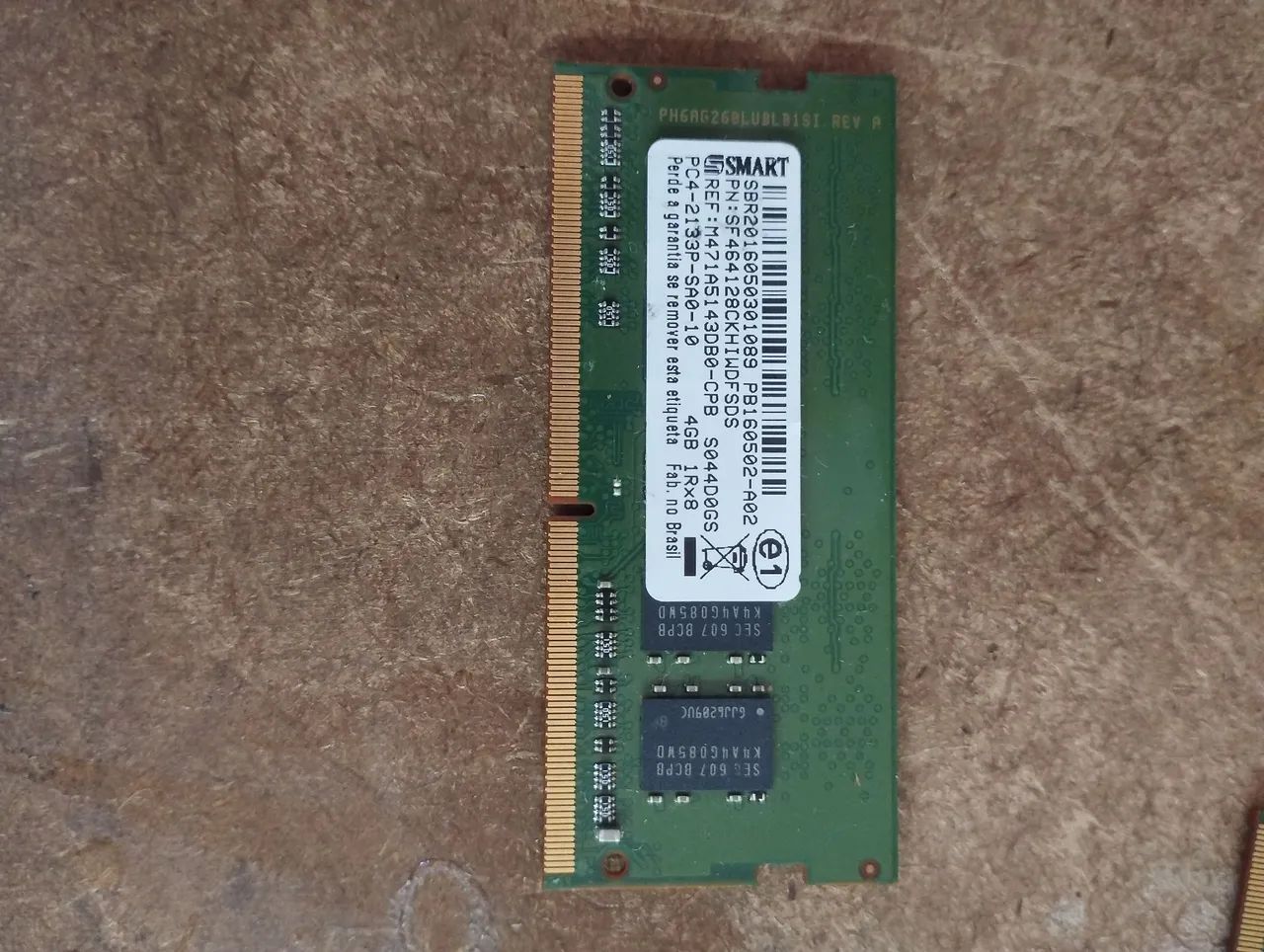 Memória ddr4 4gb