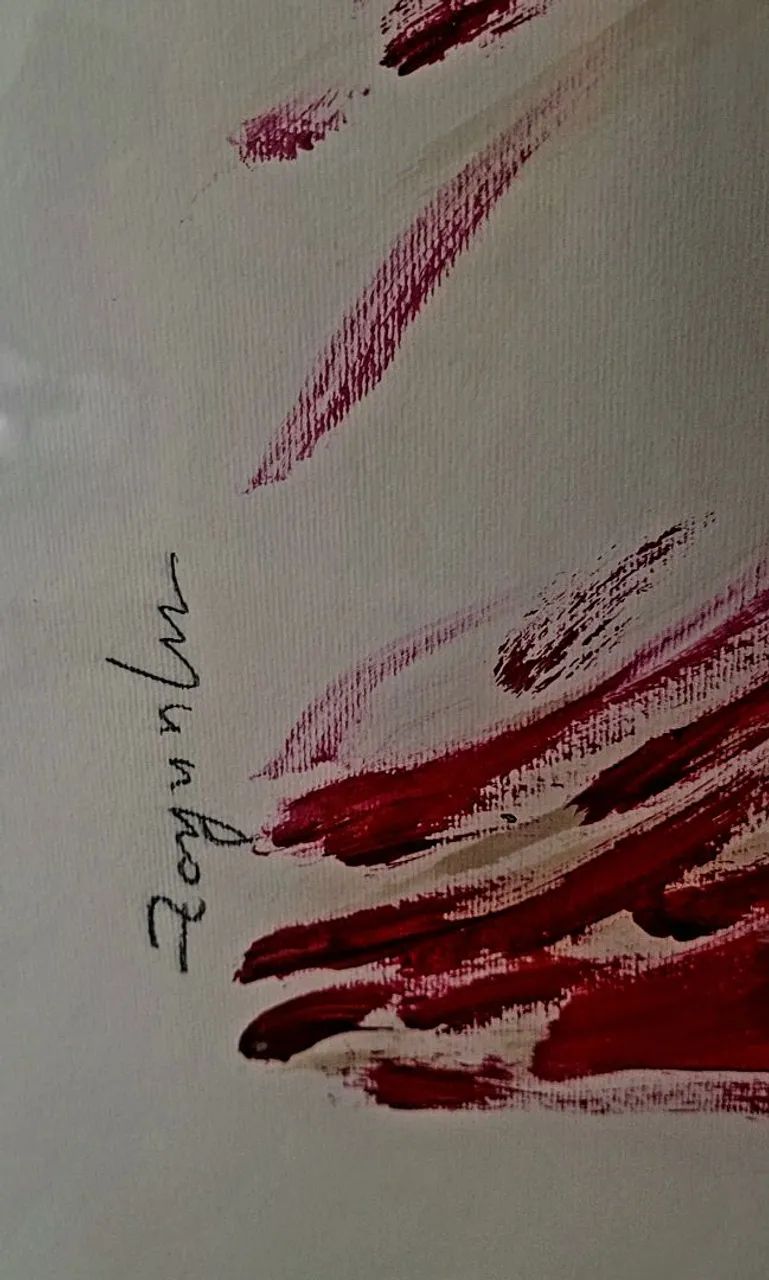 Quadro  pintado e  assinado por Munhoz 103x73 - Foto 3