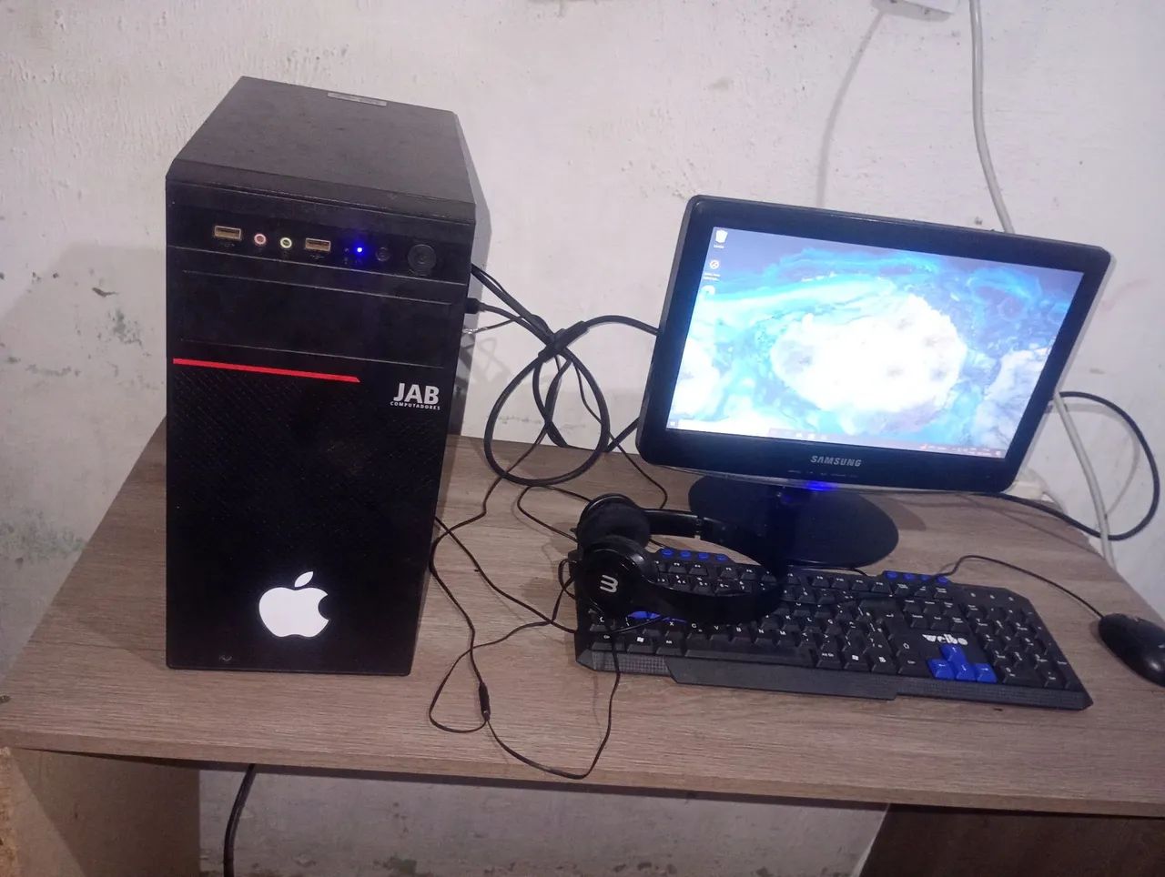 PC COMPLETO COM MESA 
