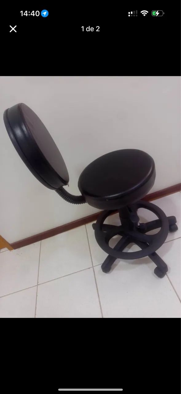 Cadeira mocho estética 