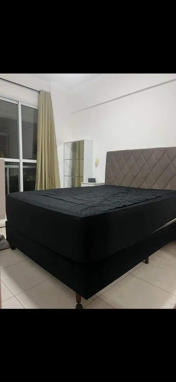 Cama Box Casal Master Simonetti + Cabeceira Estofada (Com Capa Impermeável) - Foto 2