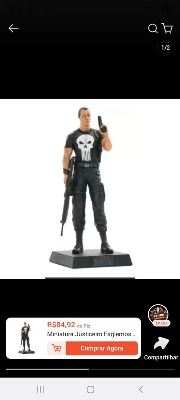 Justiceiro Marvel Eaglemoss - Foto 2