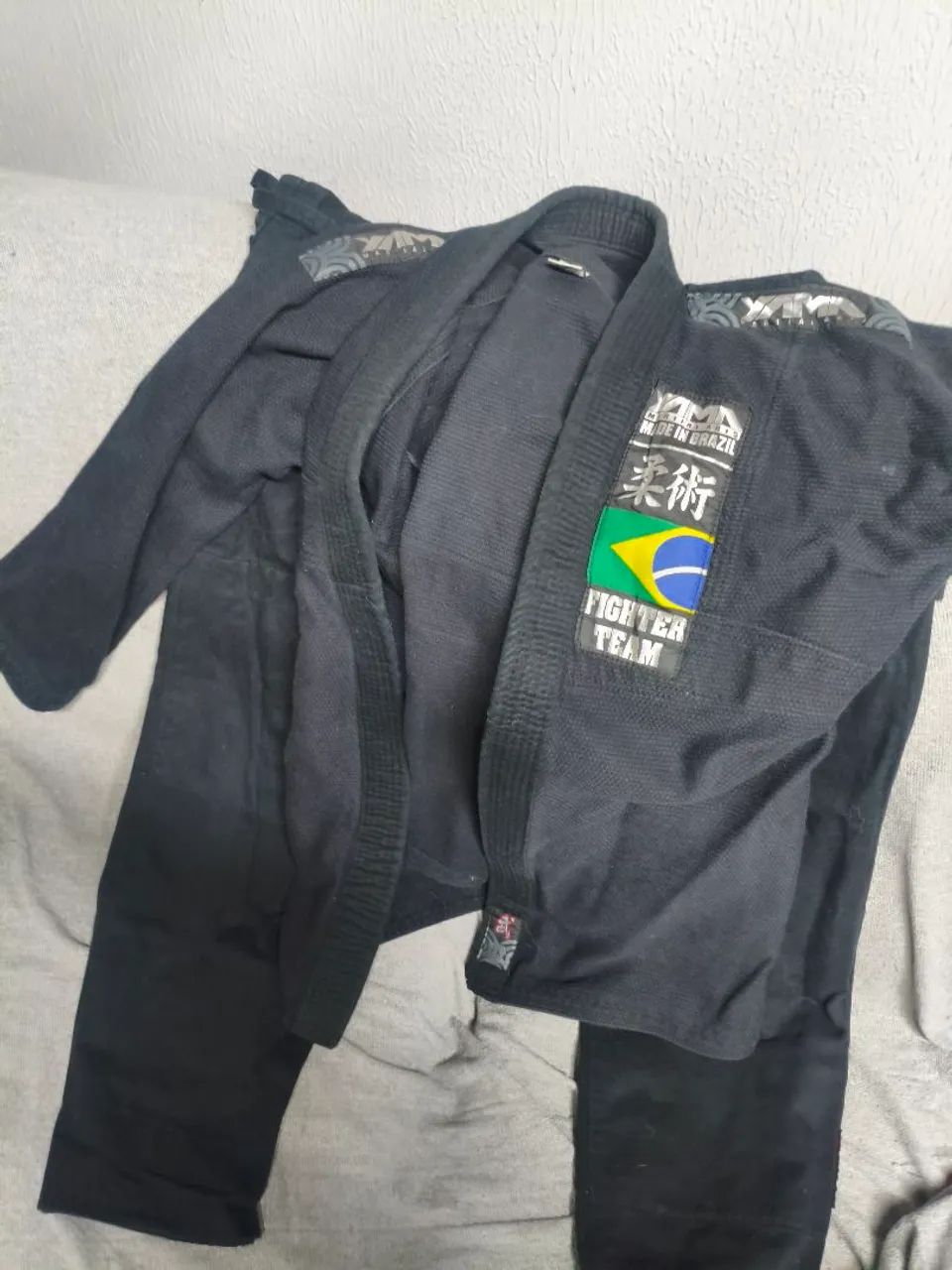 Kimono A3 Atama preto  - Foto 3