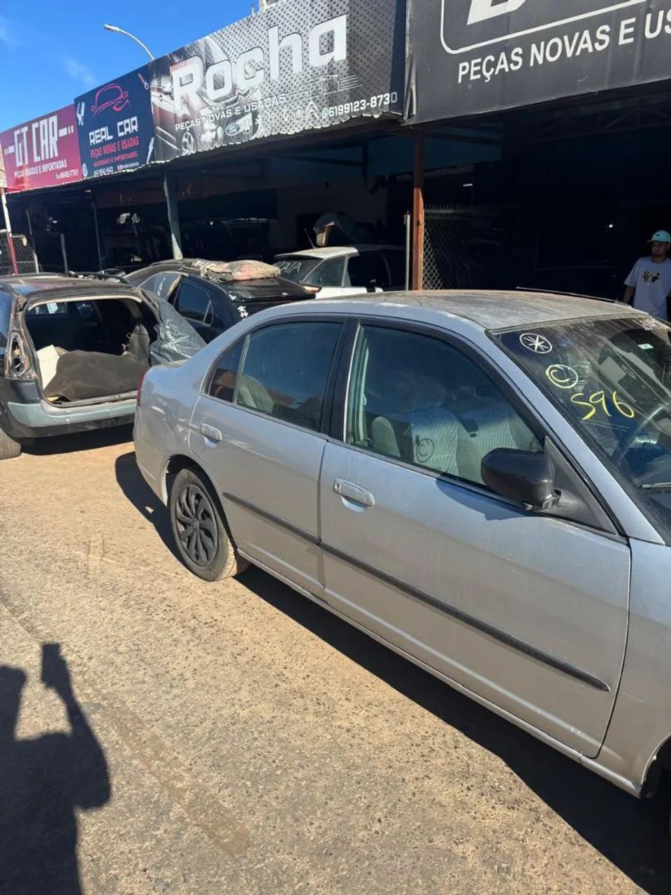 Sucata Honda Civic 2001 para retirada de peças  motor 1.7 2