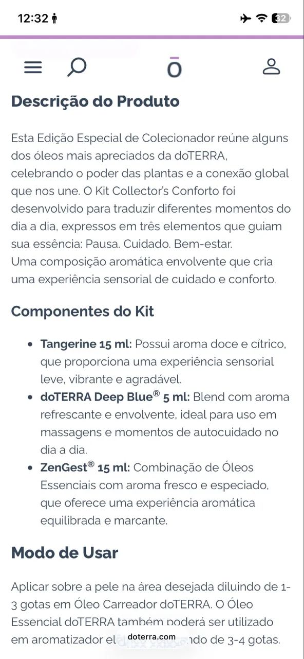 Collector?s Kit Conforto doTERRA - Foto 2