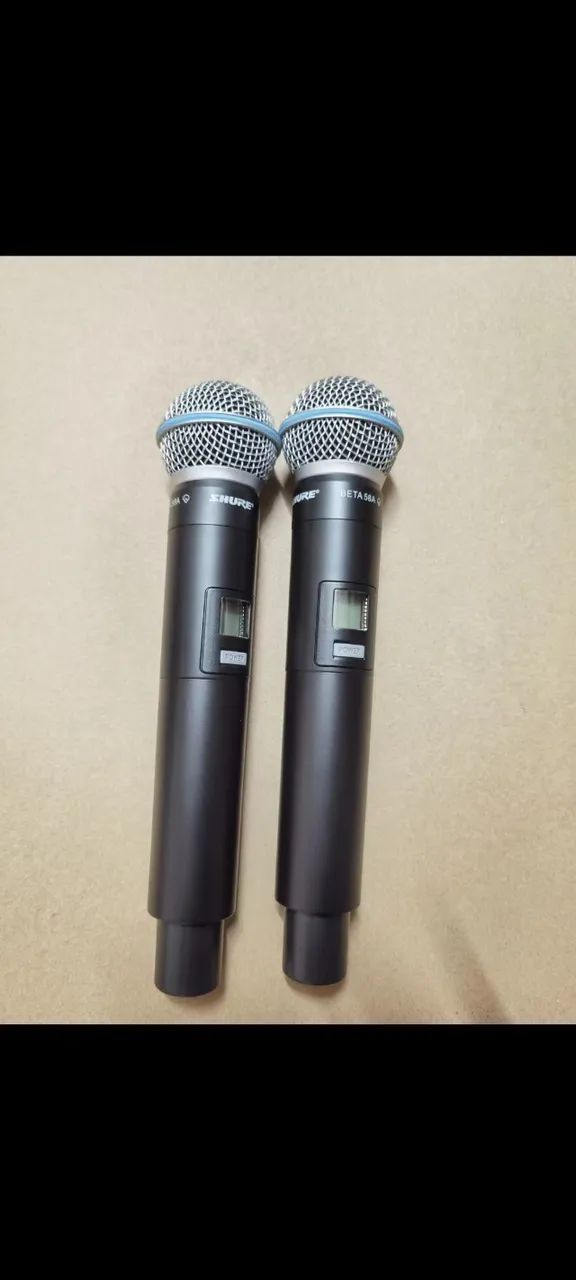 Microfone DUPLU sem fio SHURE glx4 58A Beta NOVO  - Foto 4
