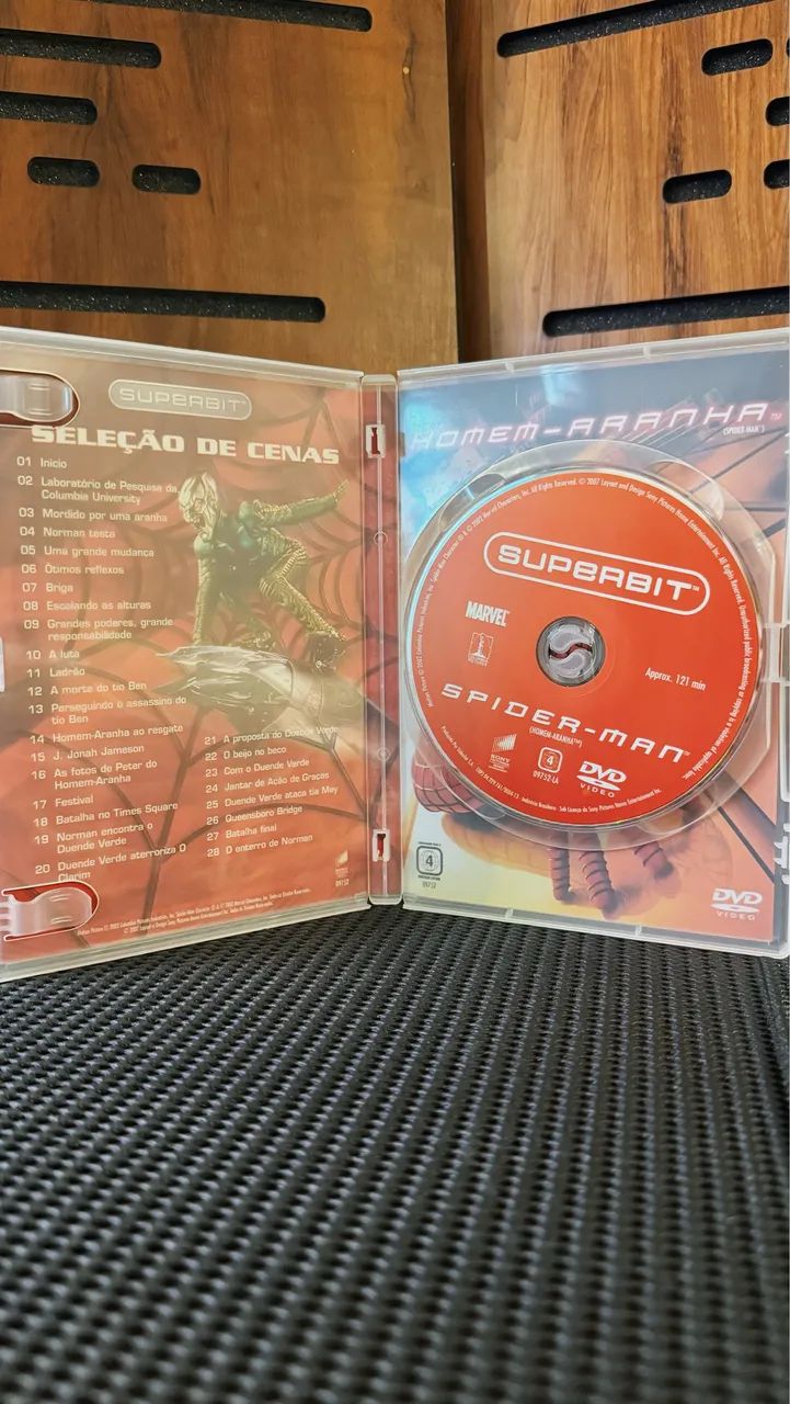 Homem-Aranha (2002) DVD - SUPERBIT (Versão de maior e qualidade) Usado - Foto 5