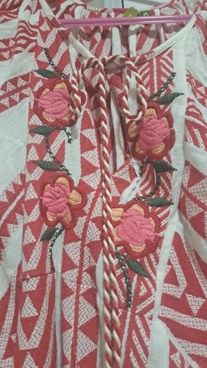 Vestido longo farm bordado - Foto 2