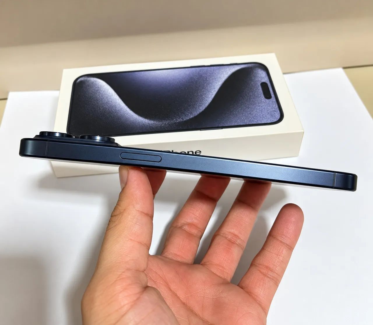 iPhone 15 Pro Max 256 GB - Azul Titânio. - Foto 5