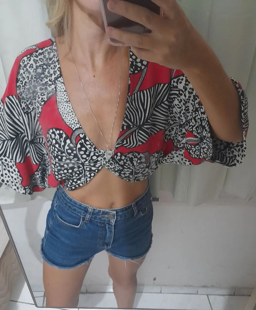 Short e blusa farm - Foto 5