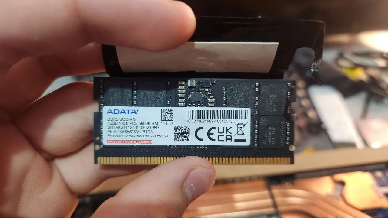 Memória RAM 16GB DDR5  Notebook Adata - Foto 2