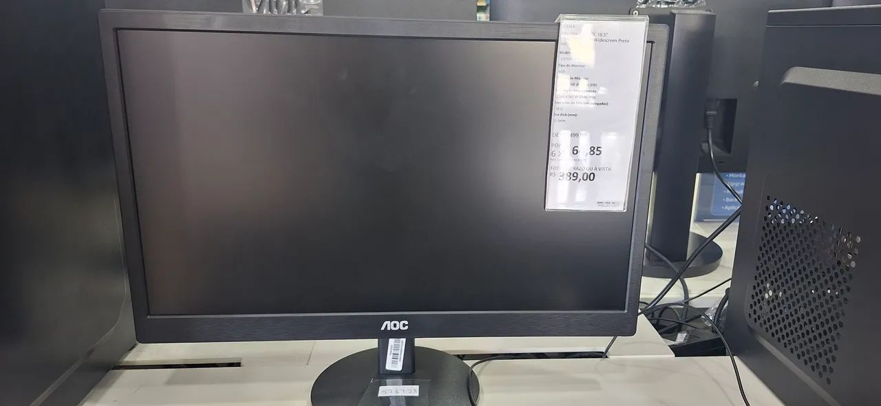 Monitor AOC 18,5 polegadas