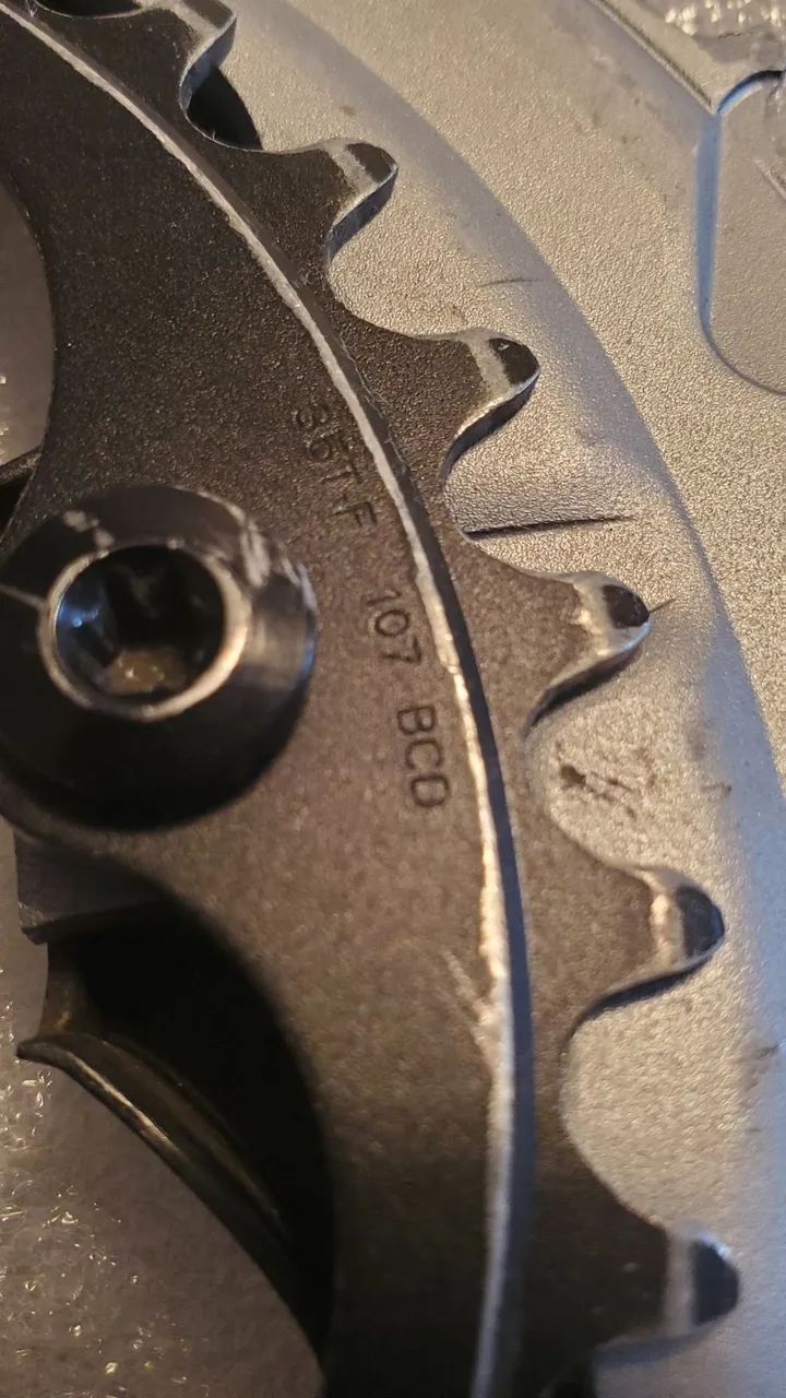 Par de coroas Sram Force 48 e 35 dentes BCD 107 - Foto 4