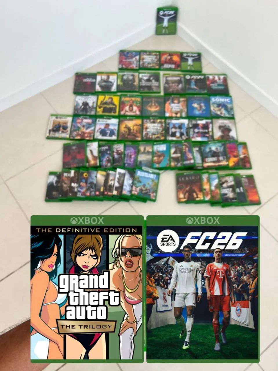 Jogo xbox one series gta trilogy fc26