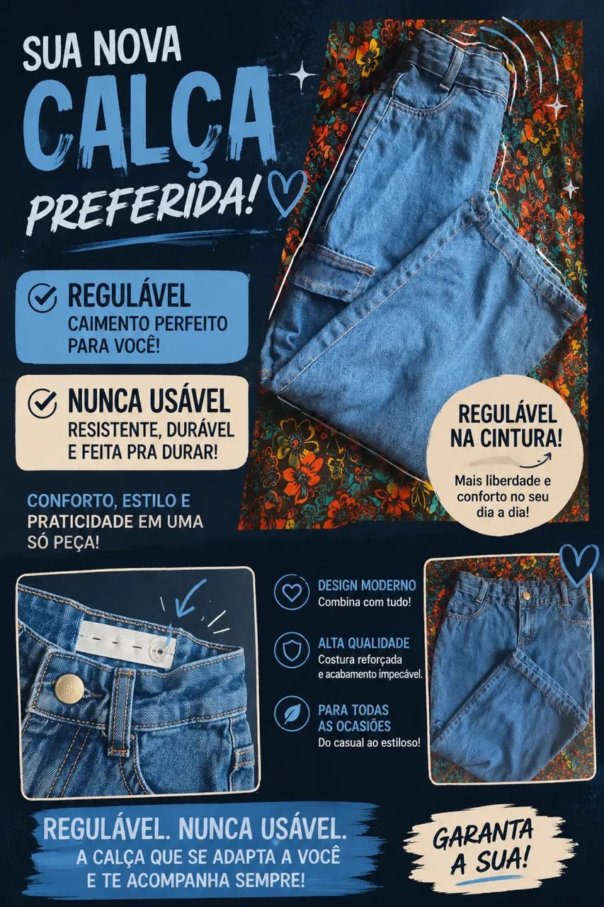 Calça jeans  - Foto 2