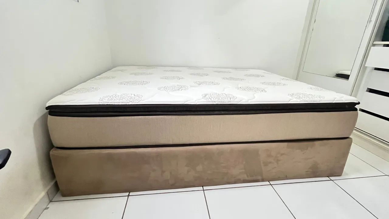 CAMA BOX + COLCHÃO  - Foto 5