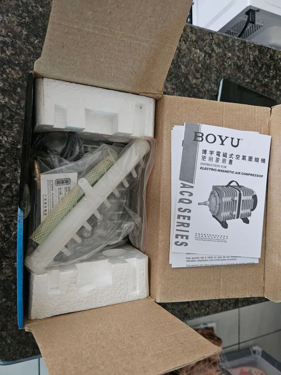 COMPRESSOR DE AR ELETROMAGNETIC (BOYU). - Foto 3