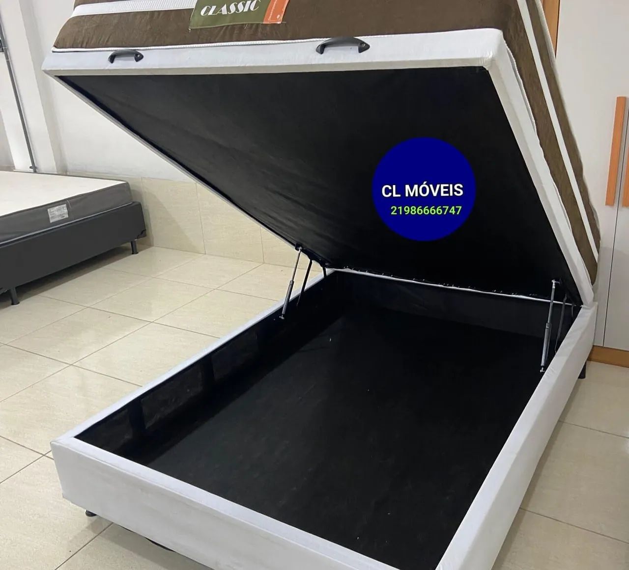 Cama box baú colchão molas ensacadas  - Foto 3