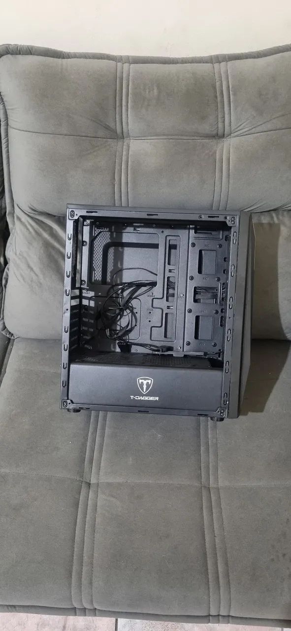 Gabinete Gamer T-Dagger G28B, Mid Tower, RGB, Black, ATX, Sem Fonte, Sem Fan - Foto 5