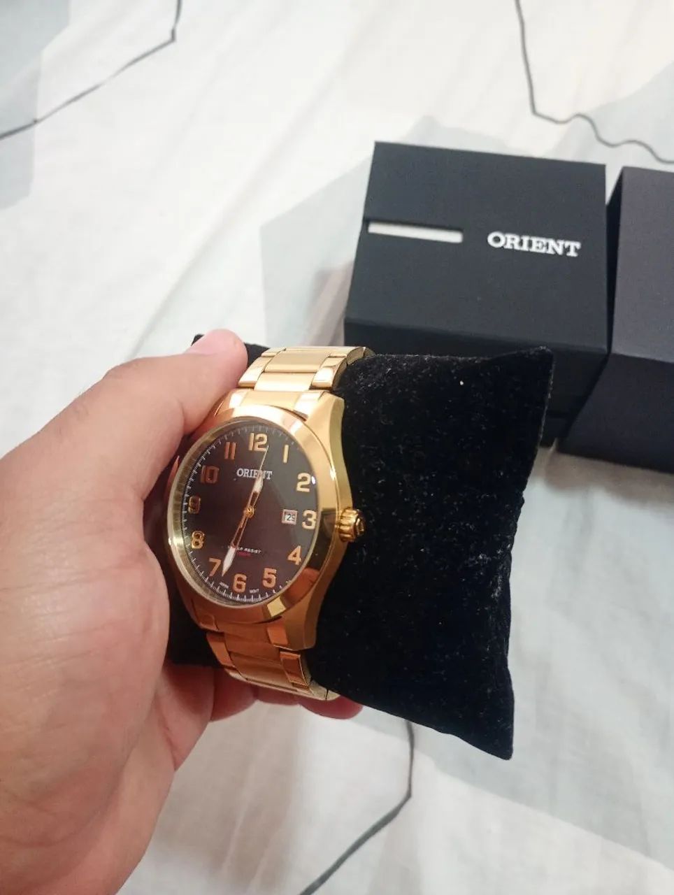 Relógio Orient Dourado Masculino  - Foto 2
