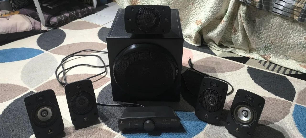 Logitech Z-5500 Digital THX 5.1 - Som de Alta Qualidade! - Foto 4