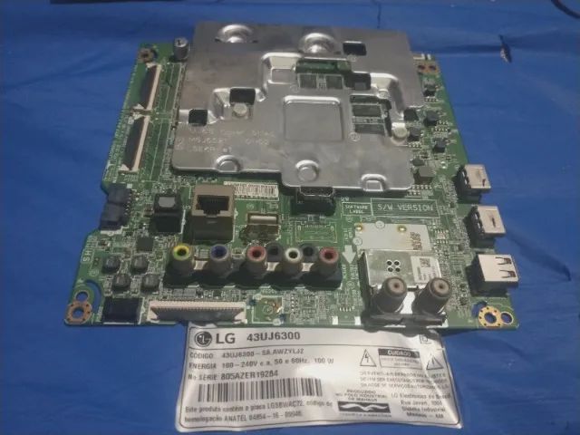 Placa Principal EAX67146203 (1.1) TV LG 43UJ6300 LEIA O ANUNCIO 