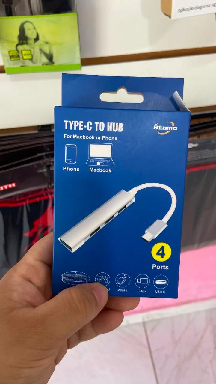 HUB usb ou tipo c  - Foto 2