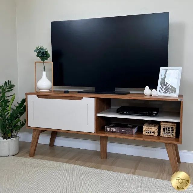 Rack Moderno Tv ate 60 polegadas NOVO Cinamomo PROMOÇÃO